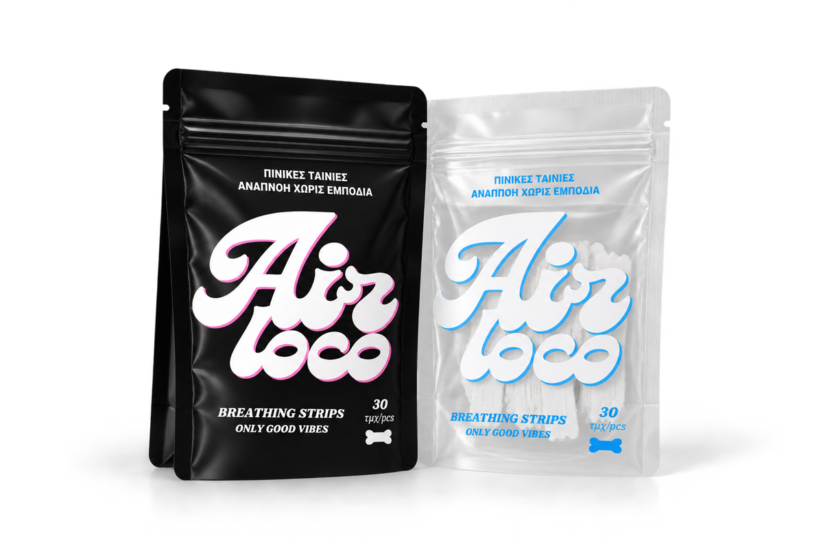 Airloco 2 Packs - Μαύρο & Διαφανές (-10% extra)