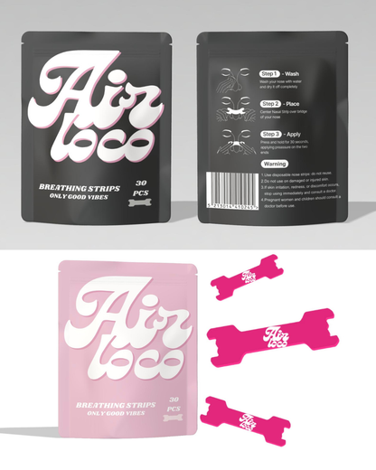 AIRLOCO 3 Packs - 2 black 1pink (-5% extra + Δωρεάν Μεταφορικά)