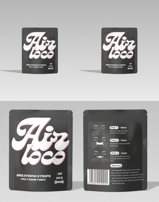 AIRLOCO 3 Packs - black (Δωρεάν Μεταφορικά)