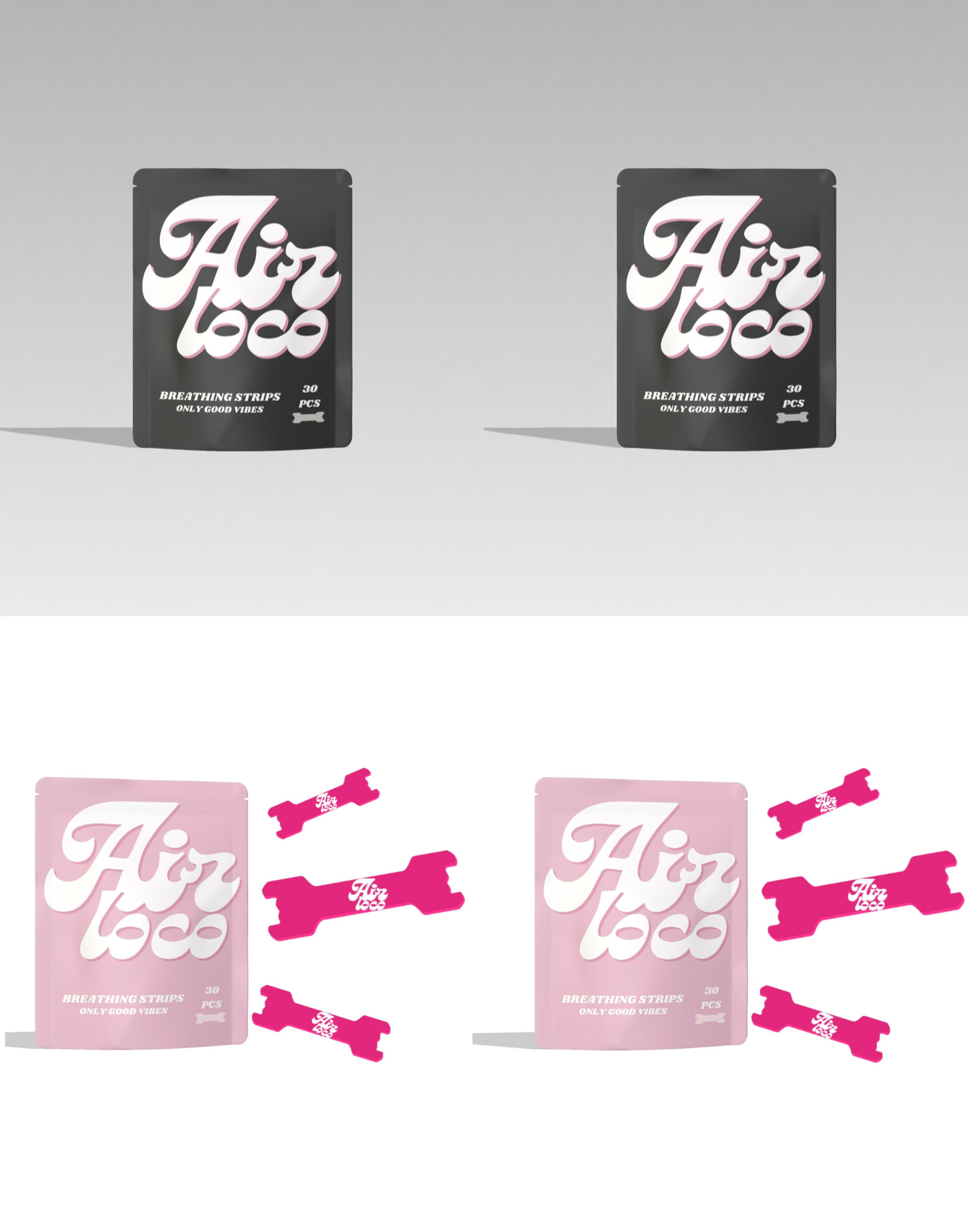 AIRLOCO 4 Packs     2Black  2Pink  (5% Έκπτωση + Δωρεάν Μεταφορικά)